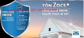 Sản phẩm Tôn Úc Bluescope Zacs+ Công Nghệ Inok 3 lớp