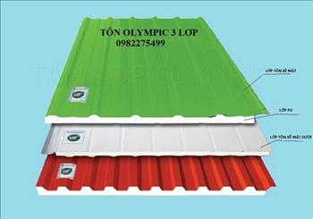 Sản phẩm Tôn Xốp Olympic 3 Lớp