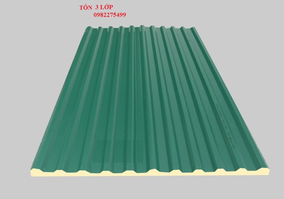 Tôn Mát, Tôn Xốp Cứng, Tôn 3 Lớp