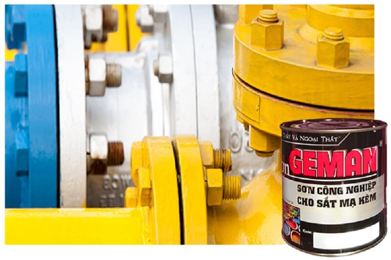 Sơn Công Nghiệp Cho Sắt Mạ Kẽm Geman